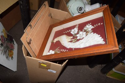 Lot 687 - Box of various mixed pictures