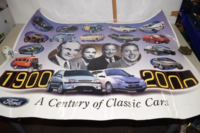 Lot 688 - A large poster Ford A Century of Classic Cars