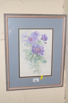 Lot 697 - Framed floral study