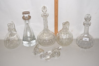 Lot 698 - Mixed Lot: Decanters to include and example...