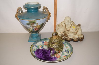 Lot 700 - Mixed Lot: A plastic model Buddha, a large...