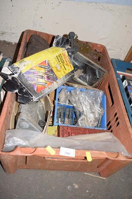 Lot 708 - One box of various garage clearance items