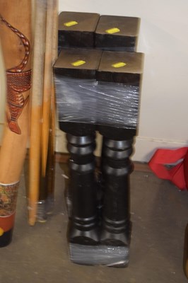 Lot 715 - Set of four table legs