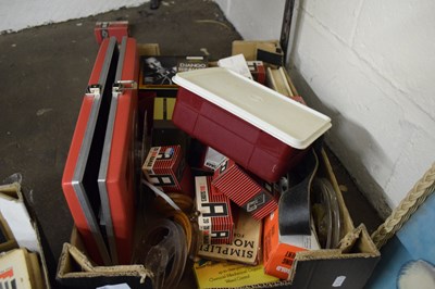 Lot 573 - BOX OF FILM REELS, BOXES OF PHOTOGRAPHIC...