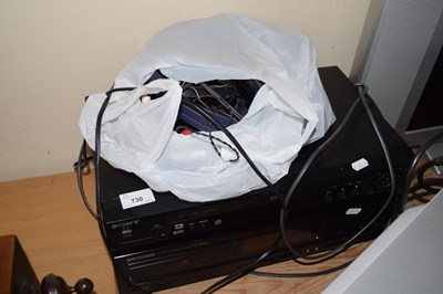 Lot 730 - A Sony DVD player and a Pioneer CD player