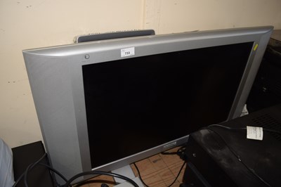 Lot 733 - A Philips flat screen television