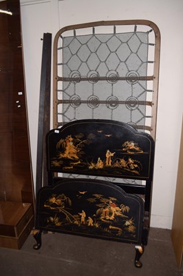 Lot 744 - Early 20th Century chinoiserie single bed...