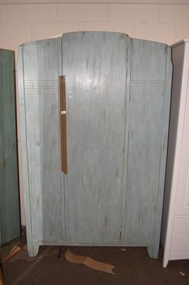 Lot 746 - A painted single door wardrobe