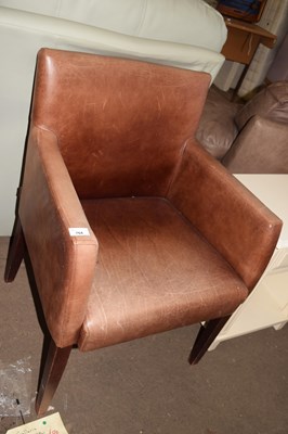 Lot 764 - Leather side chair