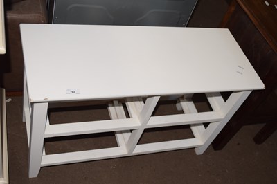 Lot 769 - White shoe rack