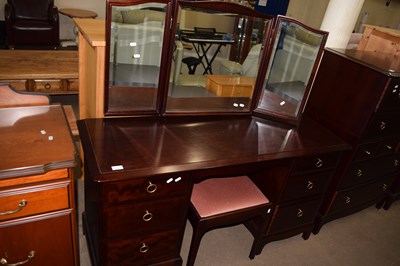 Lot 778 - Stag Minstrel dressing table with stool