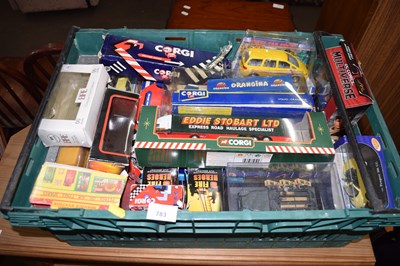 Lot 783 - Box of various toy vehicles