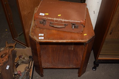 Lot 787 - A 1930's oak octagonal lamp table