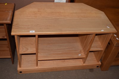 Lot 798 - A pine television stand