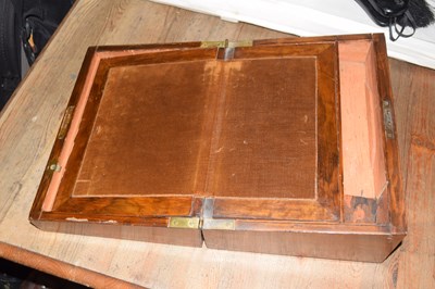 Lot 815 - A late 19th Century writing box