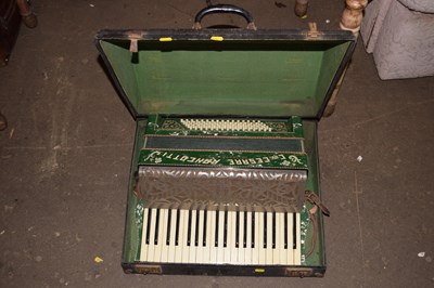 Lot 818 - A vintage Cav.cesare pancotti accordion with case
