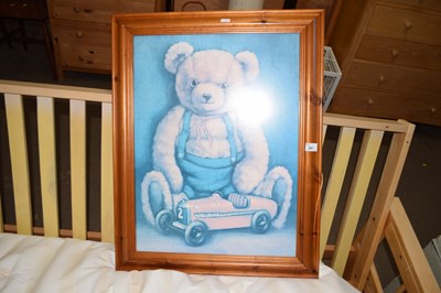 Lot 821 - A print of a teddy bear