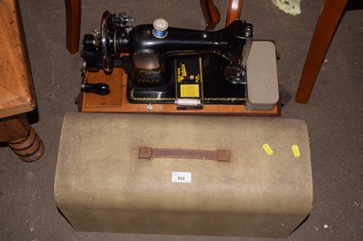 Lot 822 - A vintage sewing machine