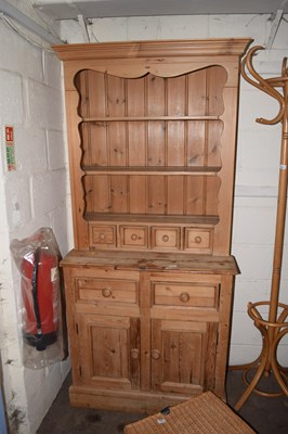 Lot 823 - 20th Century pine kitchen dresser