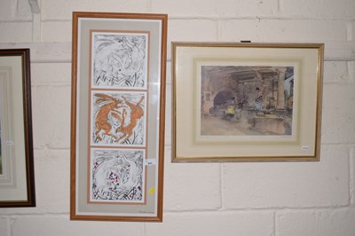 Lot 843 - A coloured print after William Russell Flint...