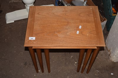 Lot 846 - Nest of three tables