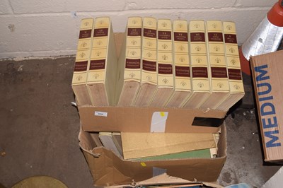 Lot 859 - Two boxes of Encyclopaedia Britannica