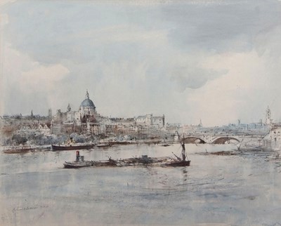 Lot 480 - Arthur E. Davies RBA RCA (1893-1988), "The...