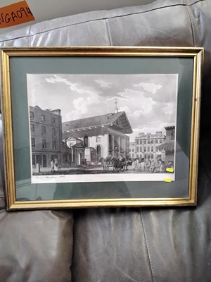 Lot 751a - Monochrome engraving - St Pauls Covent Garden -...
