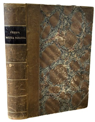 Lot 771 - VYNER, R.T - Notitia Venatica : A Treatise on...