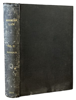 Lot 573 - MUSLIM LAW IN INDIA. SLAVERY. Calcutta....