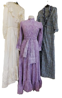Lot 36 - A Laura Ashley dress, in printed purple and...