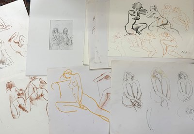 Lot 82 - Peter Collins (1923-2001), female nude studies...