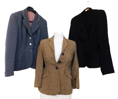 Lot 39 - Three jackets: to include a brown tweed...