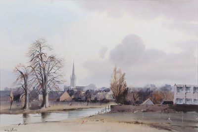 Lot 541 - Leslie Moore RI (1907-1966), "October...