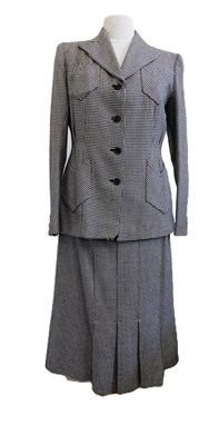 Lot 21 - A 1940's utility suit by J.A.Stoner & Sons,...