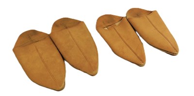 Lot 102 - Two pairs of men's Middle Eastern leather...