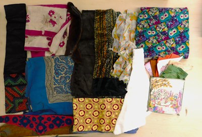 Lot 161 - A quantity of assorted scarves, including a...