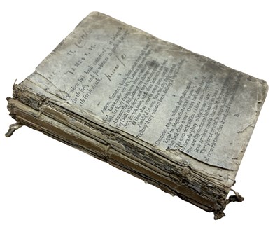 Lot 1062 - QUARLES [?]: EMBLEMES. Disbound and incomplete...