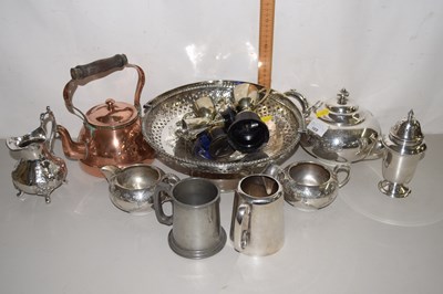 Lot 1 - Mixed Lot: Various silver plated tea wares,...