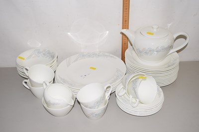 Lot 8 - Quantity of Wedgwood Ice Flower tea and table...