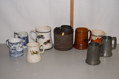 Lot 9 - Mixed Lot: Various ceramic and pewter tankards
