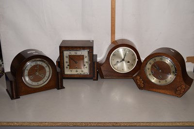 Lot 26 - Group of four early 20th Century mantel clocks