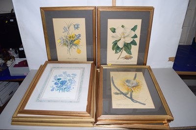 Lot 27 - Mixed Lot: Various framed botanical prints