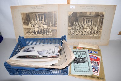 Lot 29 - Box of various vintage photographs, ephemera etc