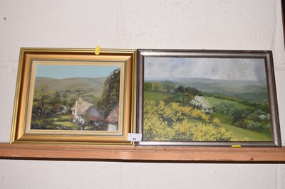 Lot 35 - George Horne study of Selworthy, Somerset...