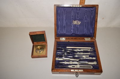 Lot 61 - A cased Stanley set of technical drawing...