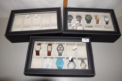 Lot 84 - A group of various modern wristwatches and...