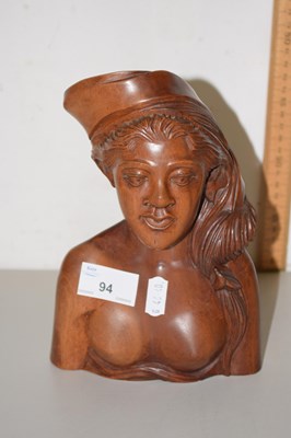 Lot 94 - A Bali hardwood figure