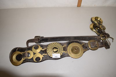 Lot 103 - A collection of horse brasses