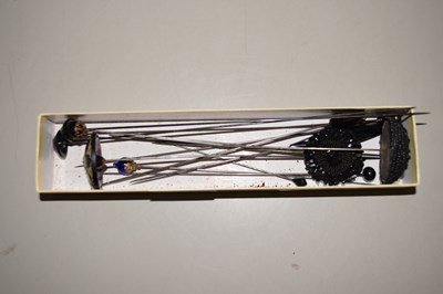 Lot 135 - A group of various hat pins